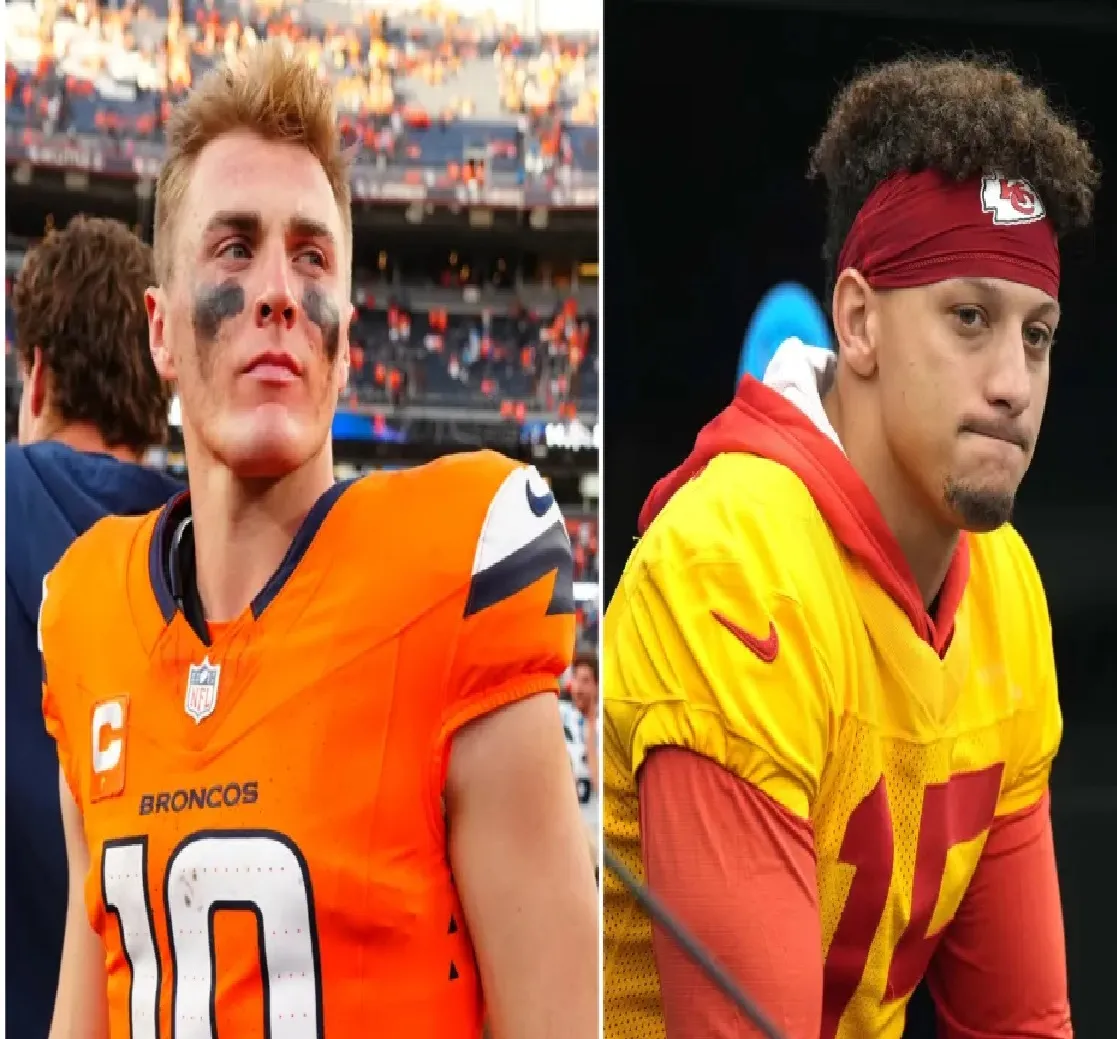 Broncos QB Bo Nix eager to compete against Chiefs QB Patrick Mahomes