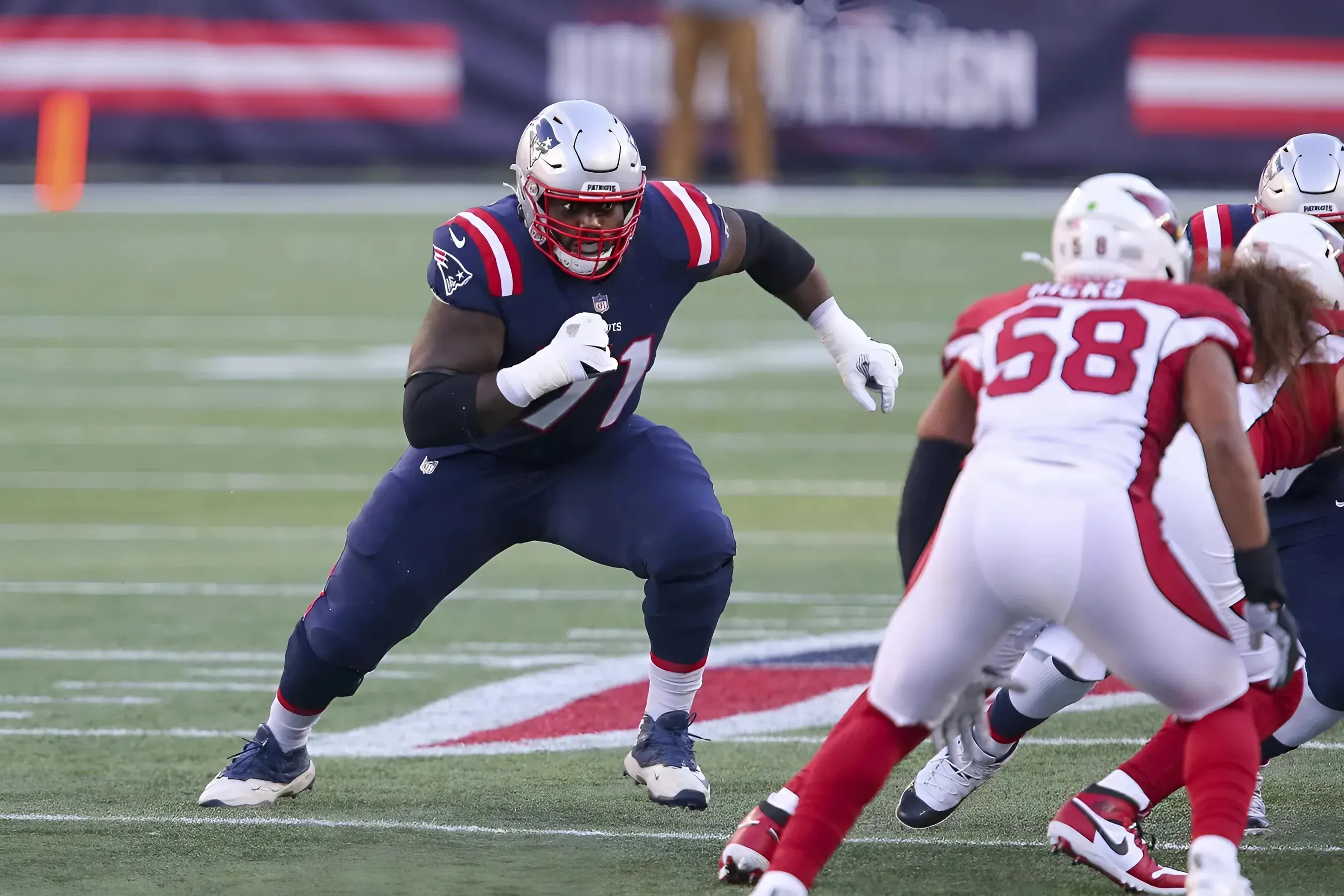 Patriots starter impressed by Mike Onwenu’s versatility amid numerous changes on offensive line