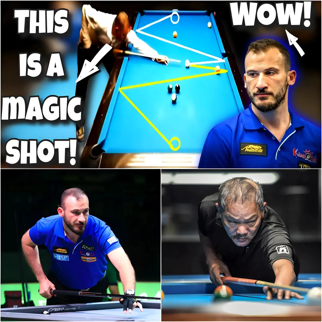 Efren Reyes dedicates a masterpiece to the German billiards master: A match that catches the eye of the viewer A Fight Between the Gods