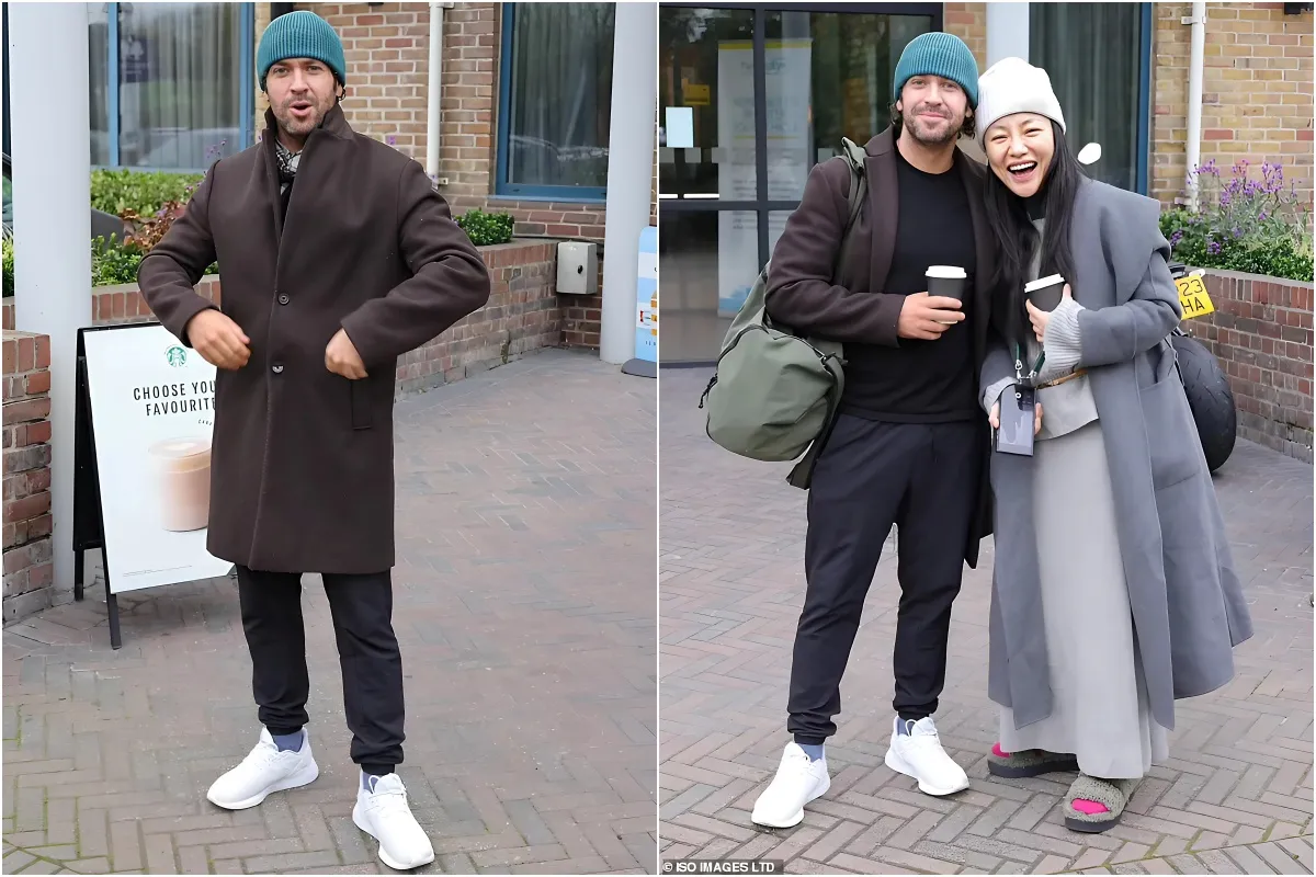 Strictly's Shayne Ward puts on a brave face as he heads to the studio with pro Nancy Xu - as he's dealt a crushing blow hours before the live show liennhi