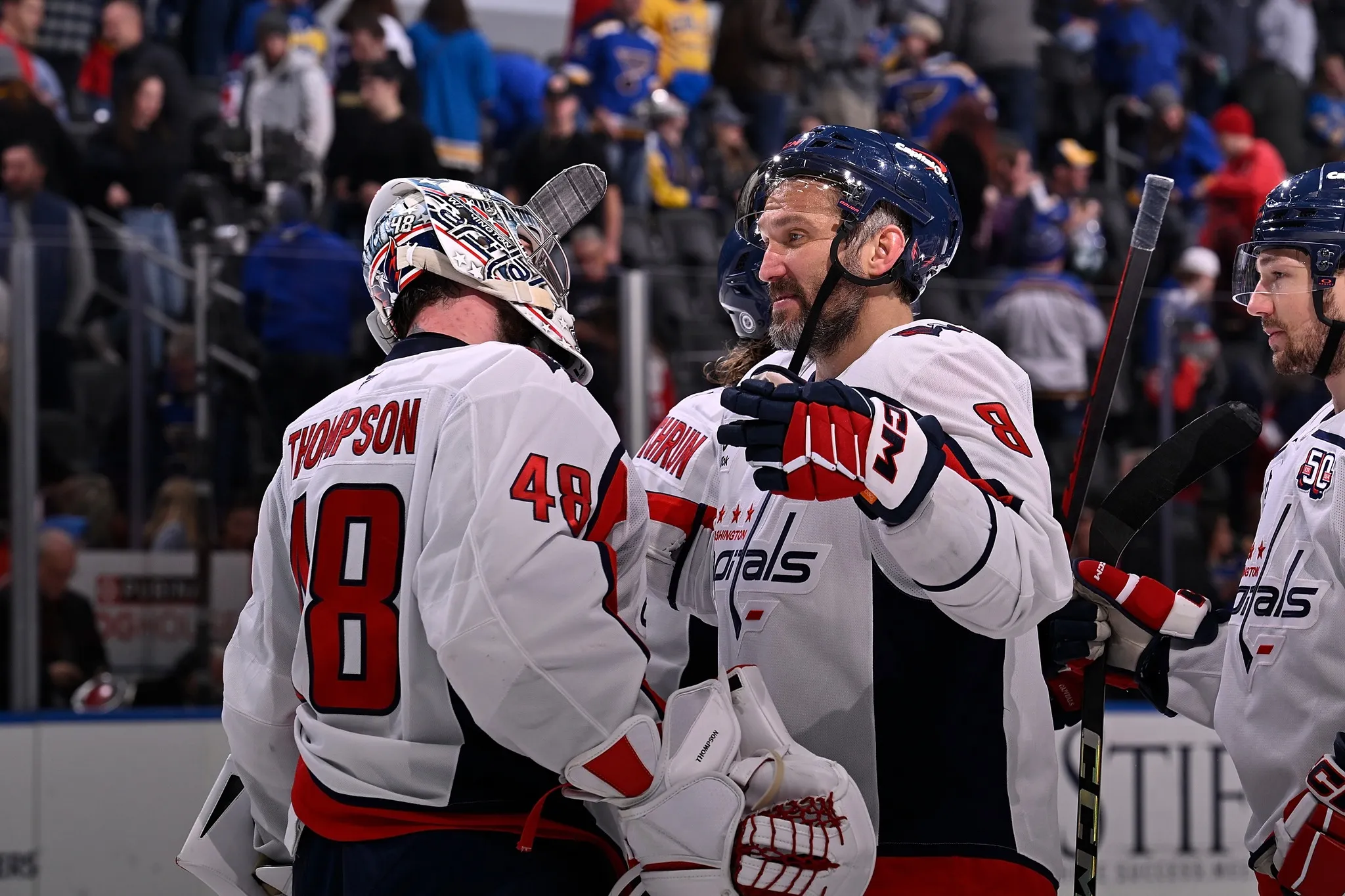 Alex Ovechkin edges closer to all-time goals lead as Caps rout Blues