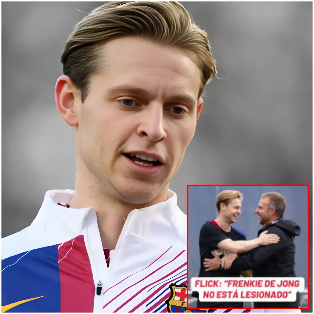 Frenkie de Jong se prouncia y la respuesta de Flick no se hace esperar: 'Aquí...'