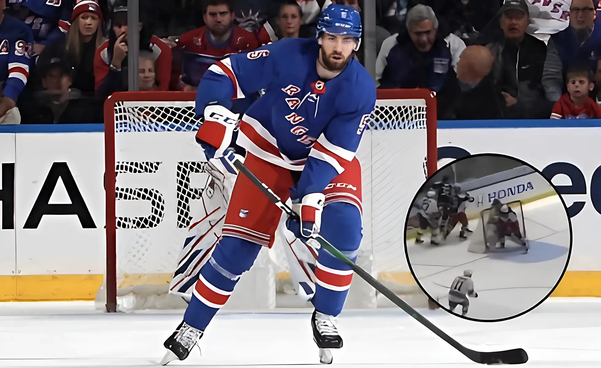 Rangers defenseman Ben Harpur faces major suspension for intentionally charging opposing goaltender