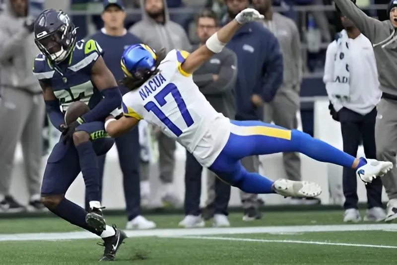 Puka Nacua fined for punching Tyrel Dodson in Seahawks vs. Rams game