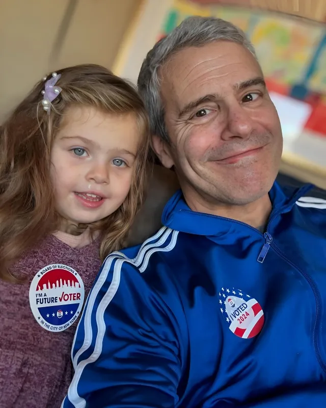 Andy Cohen Shares Heartfelt Story Behind Taking Daughter Lucy to Vote Together in a Delightful New Selfie - lulu