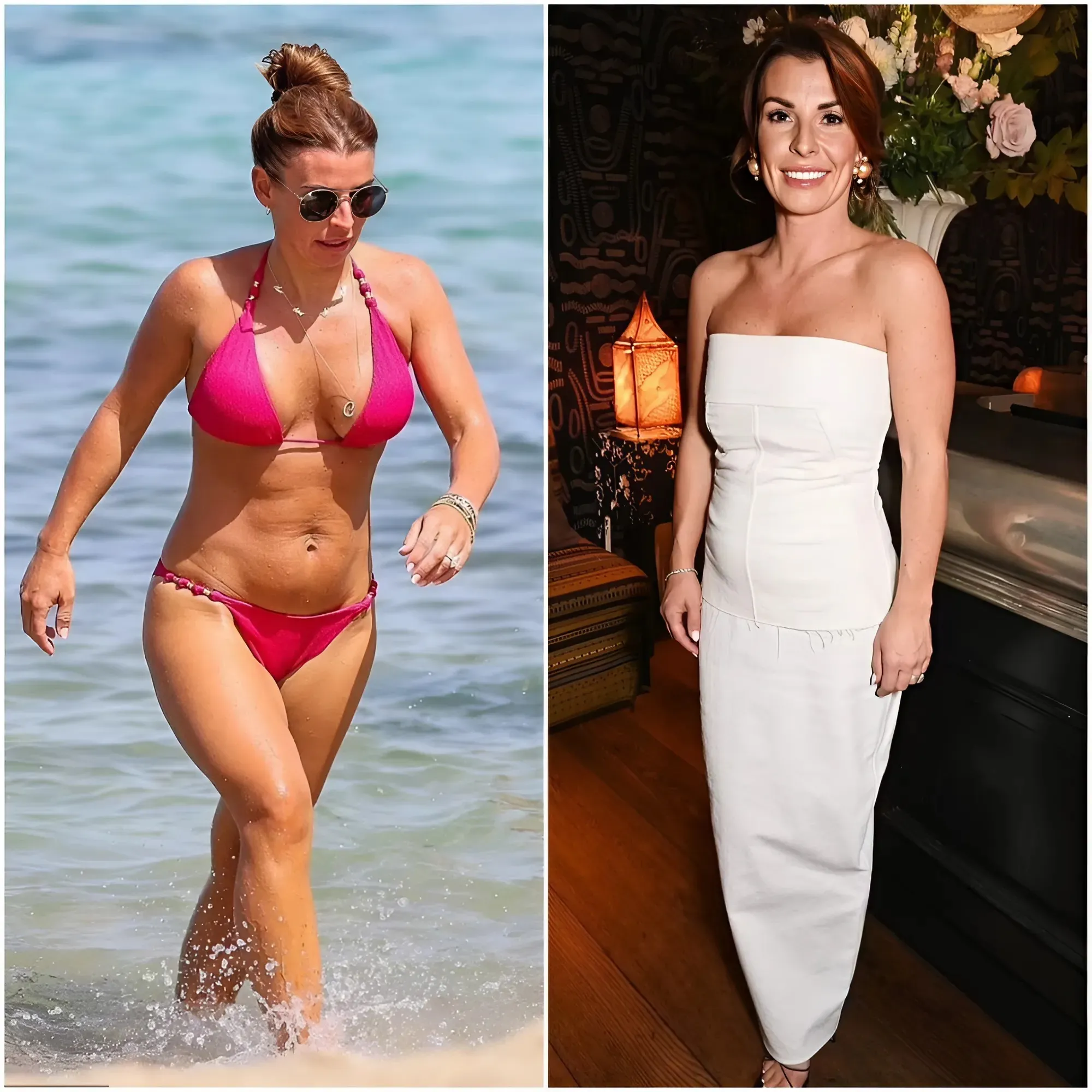 Coleen Rooney's 'battle to be Queen of the Jungle shower: WAG hits the gym to match Maura Higgins on I'm A Celebrity' - suong