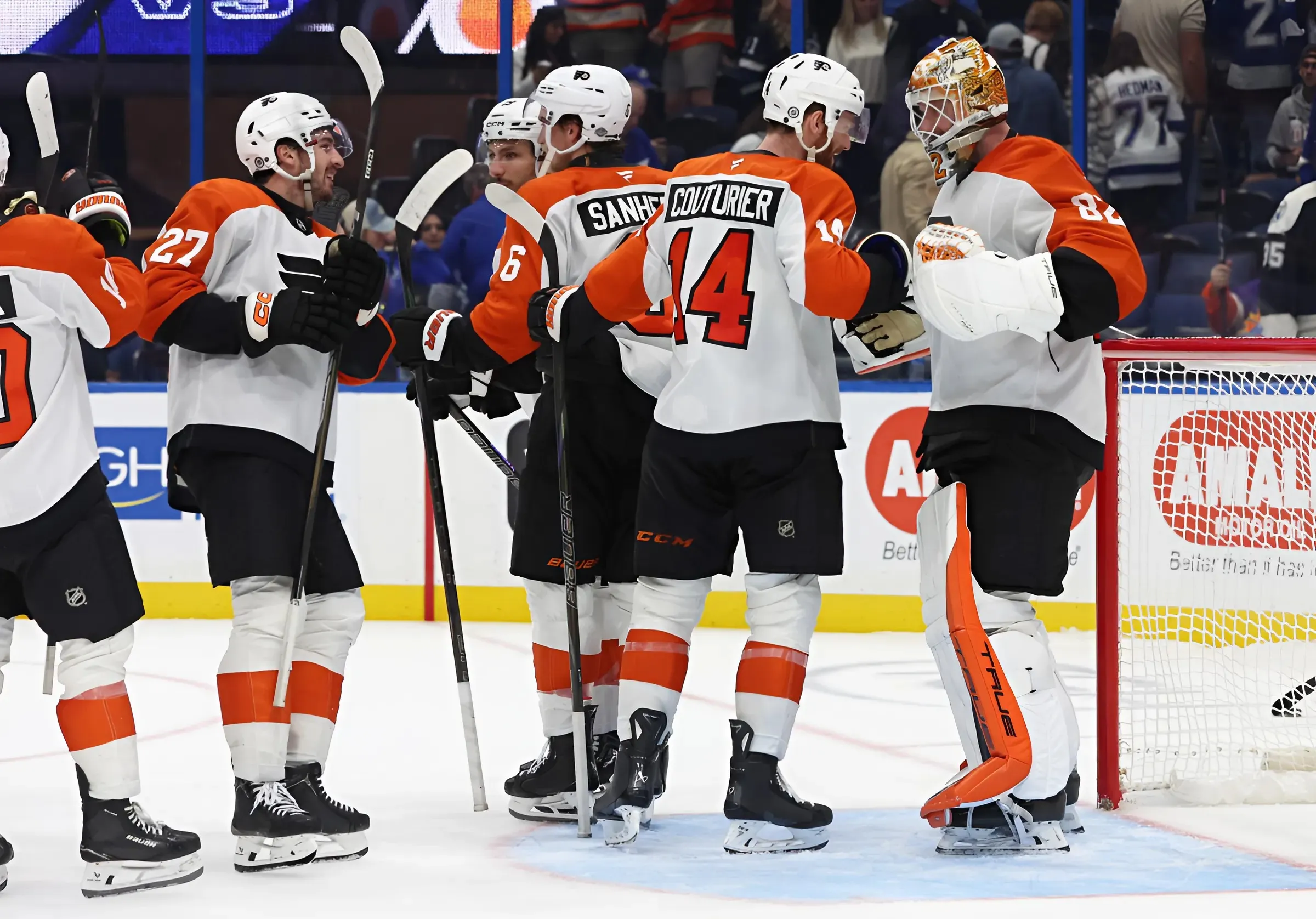 Flyers Grind Out 2-1 Shootout Win in Tampa