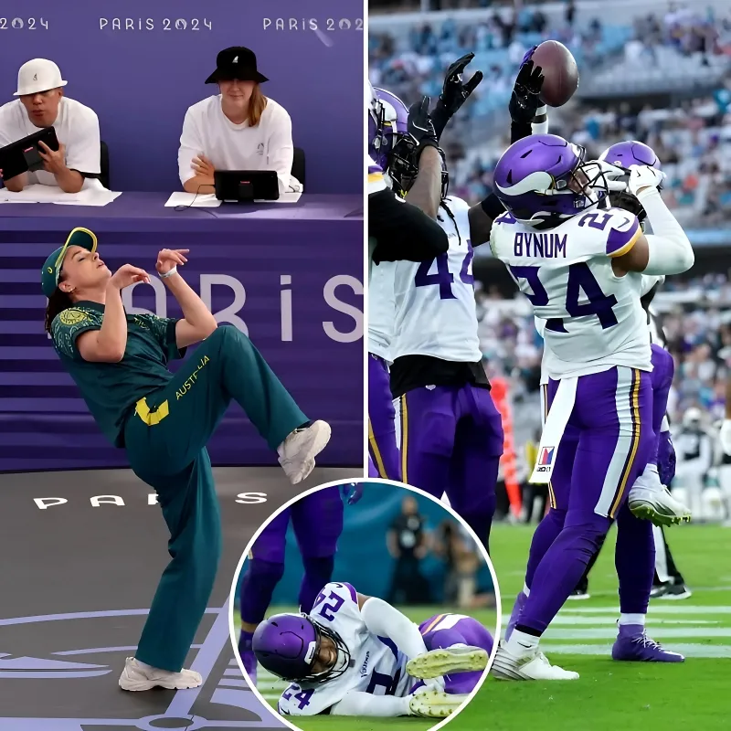 Vikings’ Cam Bynum pays tribute to Olympic breakdancer Raygun with celebration: ‘Been saving’ it