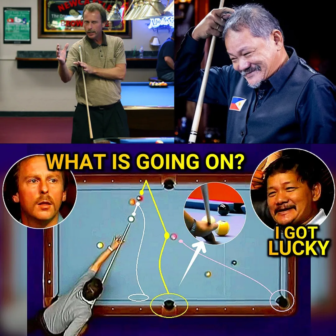 Huh! What's going on!!!! "Efren 'The Wizard' Reyes Shocks the World With Unbelievable Strikes and Amazing Luck!"