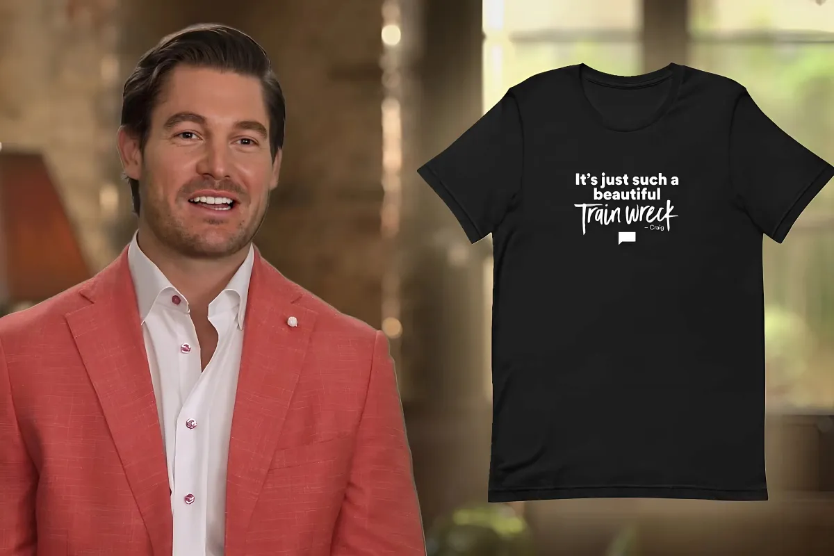 Southern Charm's Craig Conover Sparks Creation of Iconic 'Beautiful Train Wreck' Merchandise - lulu