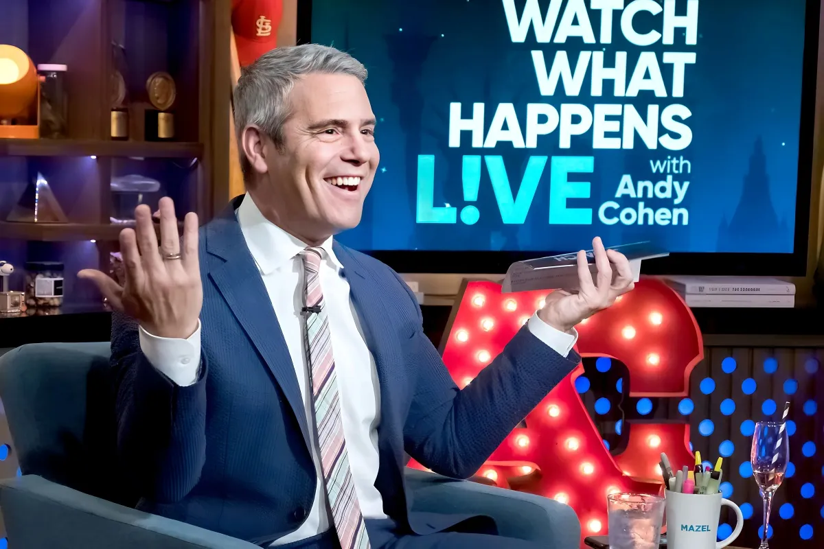 Andy Cohen Offers a Fresh Peek into His Inviting TV Room Setup - lulu