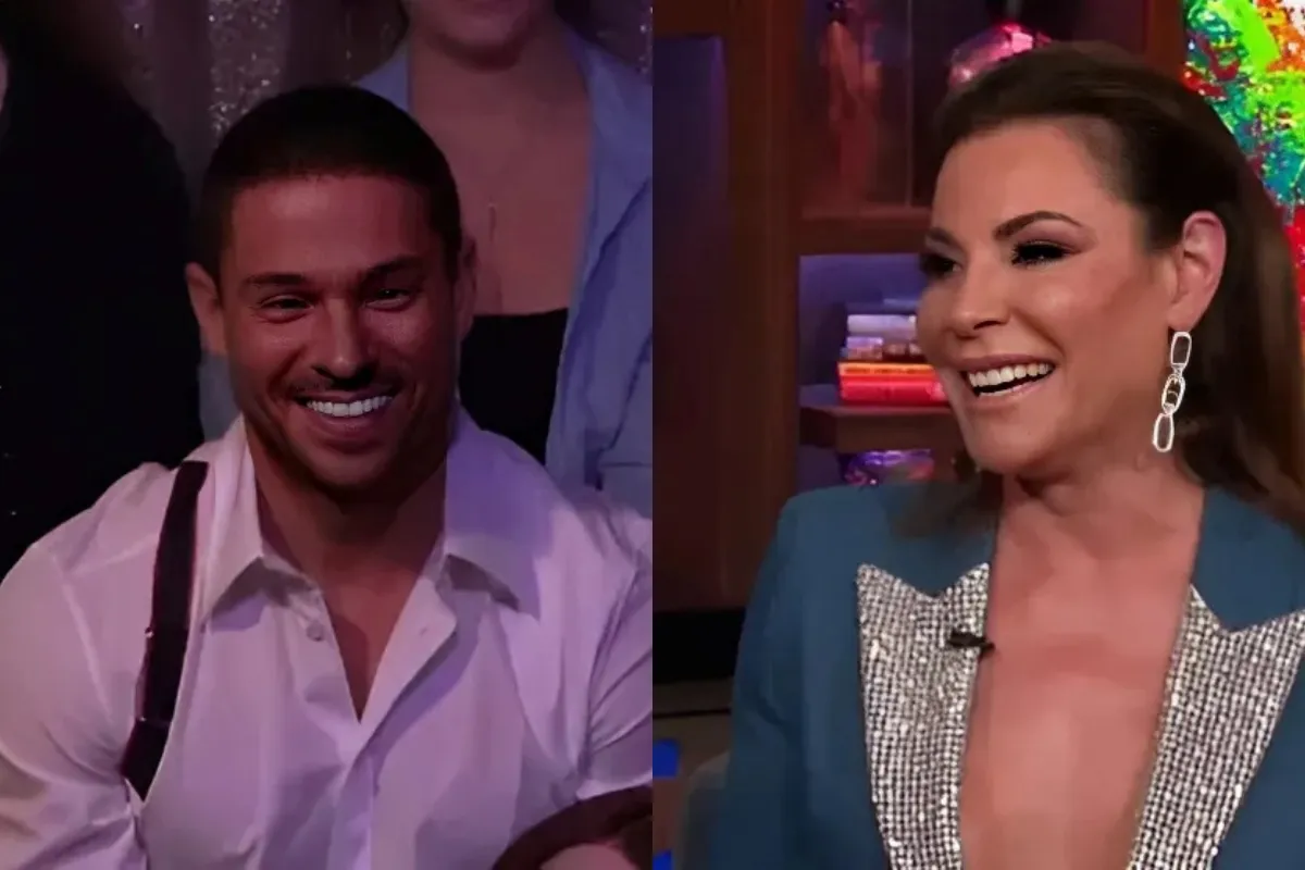 Watch as Joey Essex flirts with Real Housewife TWENTY FIVE years older than him on live TV  ngocc