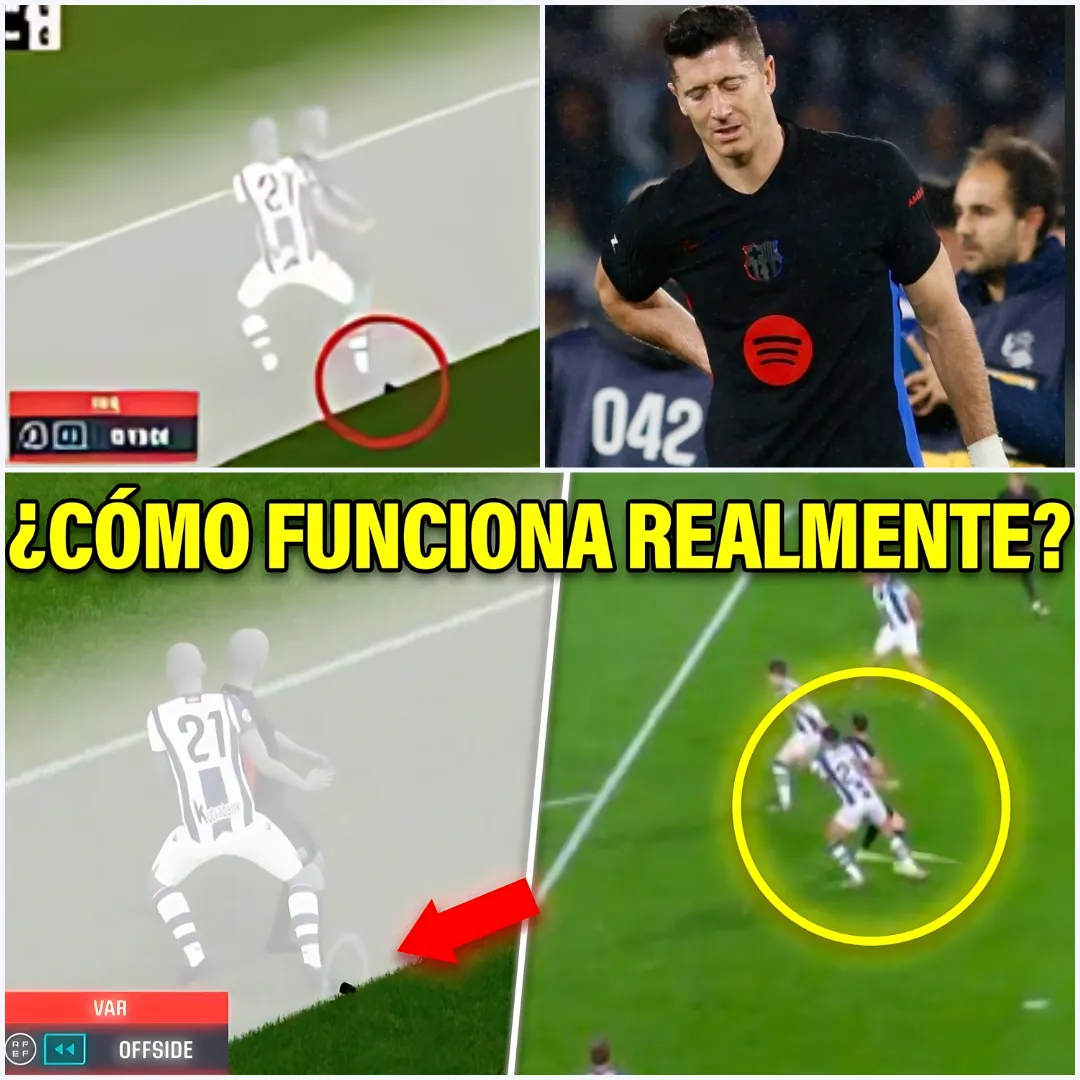 Realmente COMO FUNCIONA el sistema VAR que “LE QUITÓ” su gol a BARÇA ¡X esto se habrían EQUIVOCADO!❌