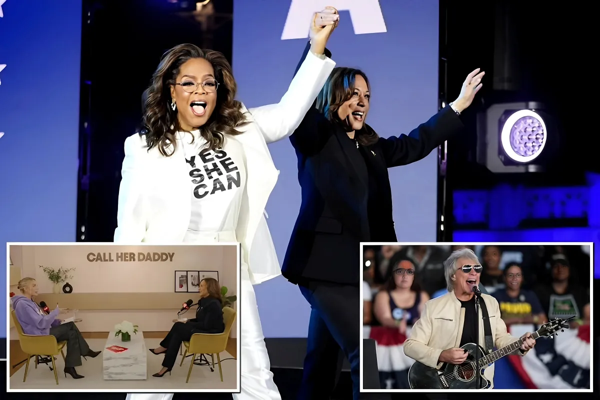 Harris campaign gave Oprah Winfrey $1M, paid other celebs to appear with her in doomed presidential bid