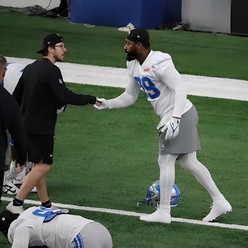 Za'Darius Smith Sends Excited 3-Word Message To Lions Teammates After Win Over Texans