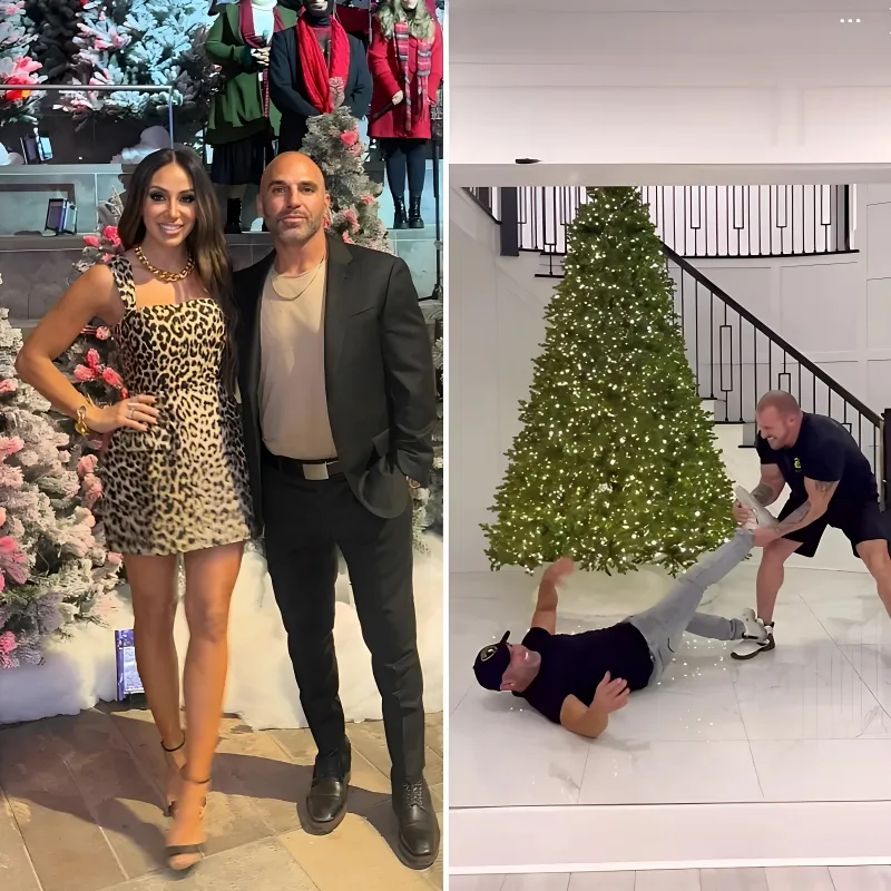 Melissa and Joe Gorga Illuminate Their Home with a Radiant Christmas Tree in the Foyer