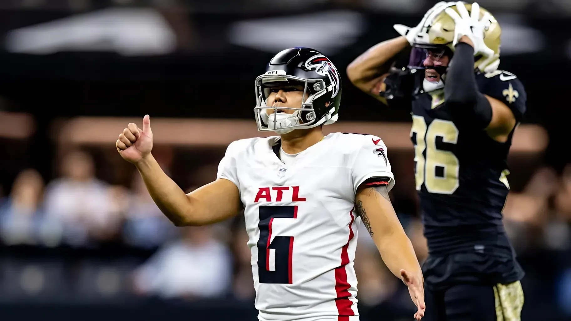 Atlanta Falcons head coach reacts to Younghoe Koo's miserable day