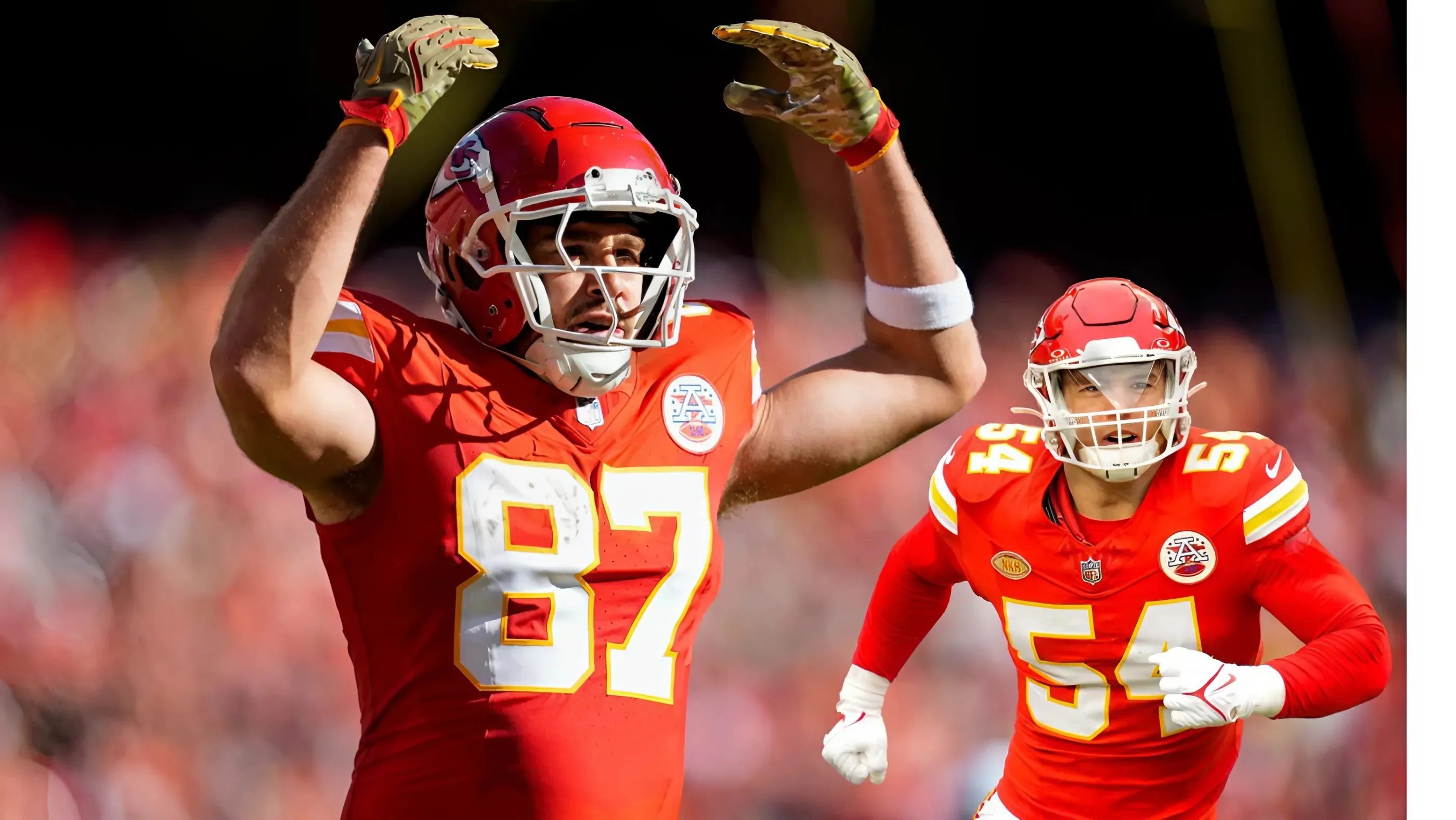 Chiefs TE Travis Kelce provided Week 10 hero Leo Chenal with memento he's been after for years