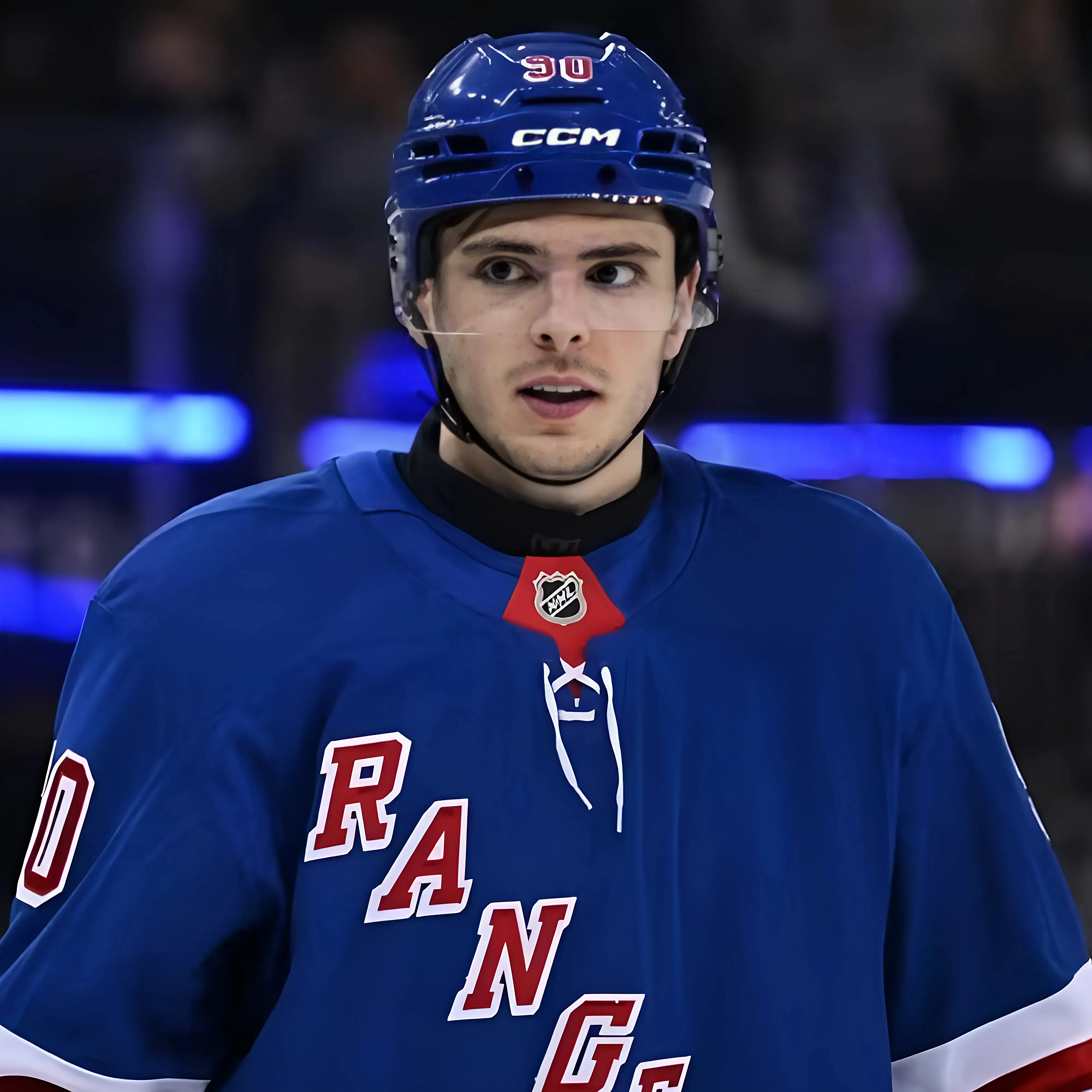 Rangers defenseman Victor Mancini reveals his feelings about continuously being benched