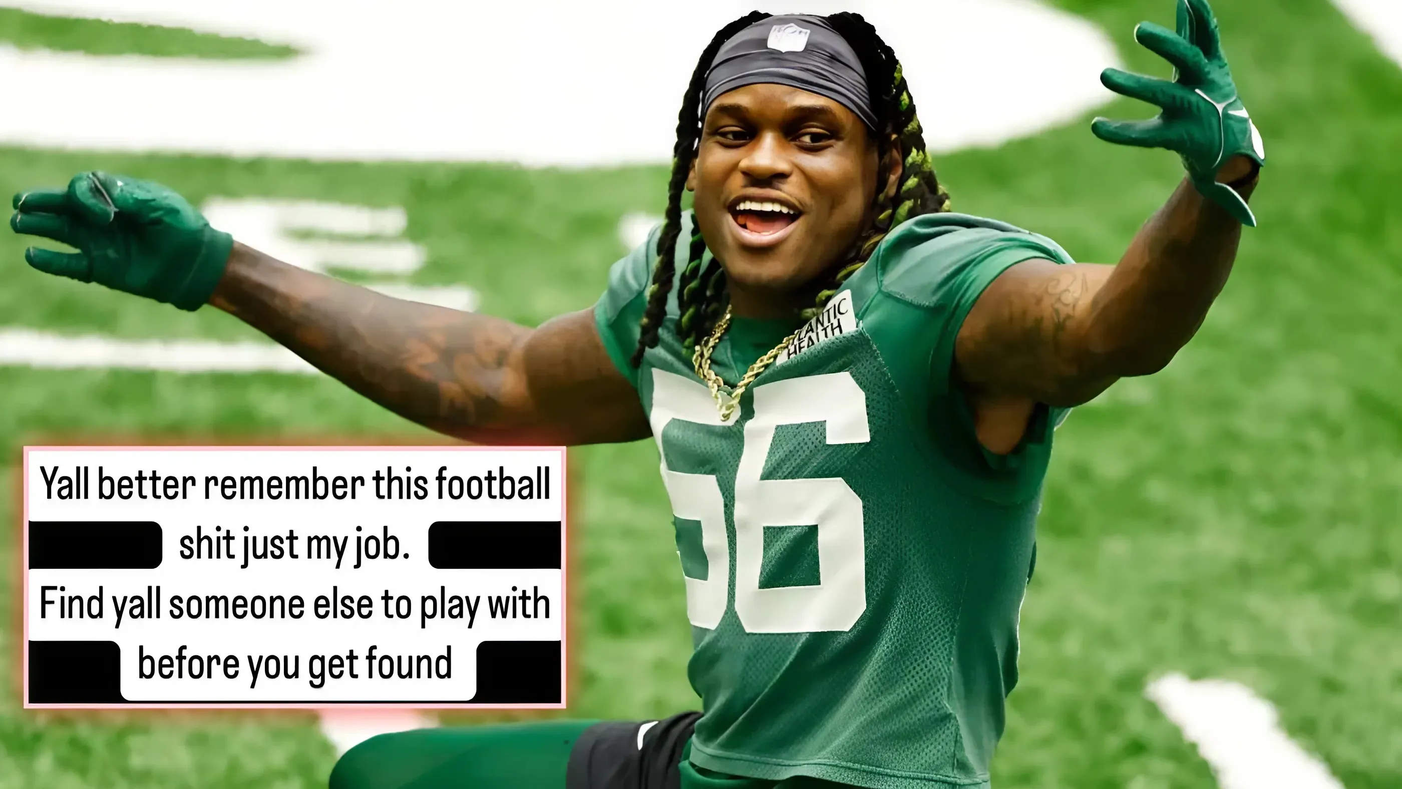 Quincy Williams bizarrely threatens fans who are making fun of him after Jets’ humiliating loss to Cardinals