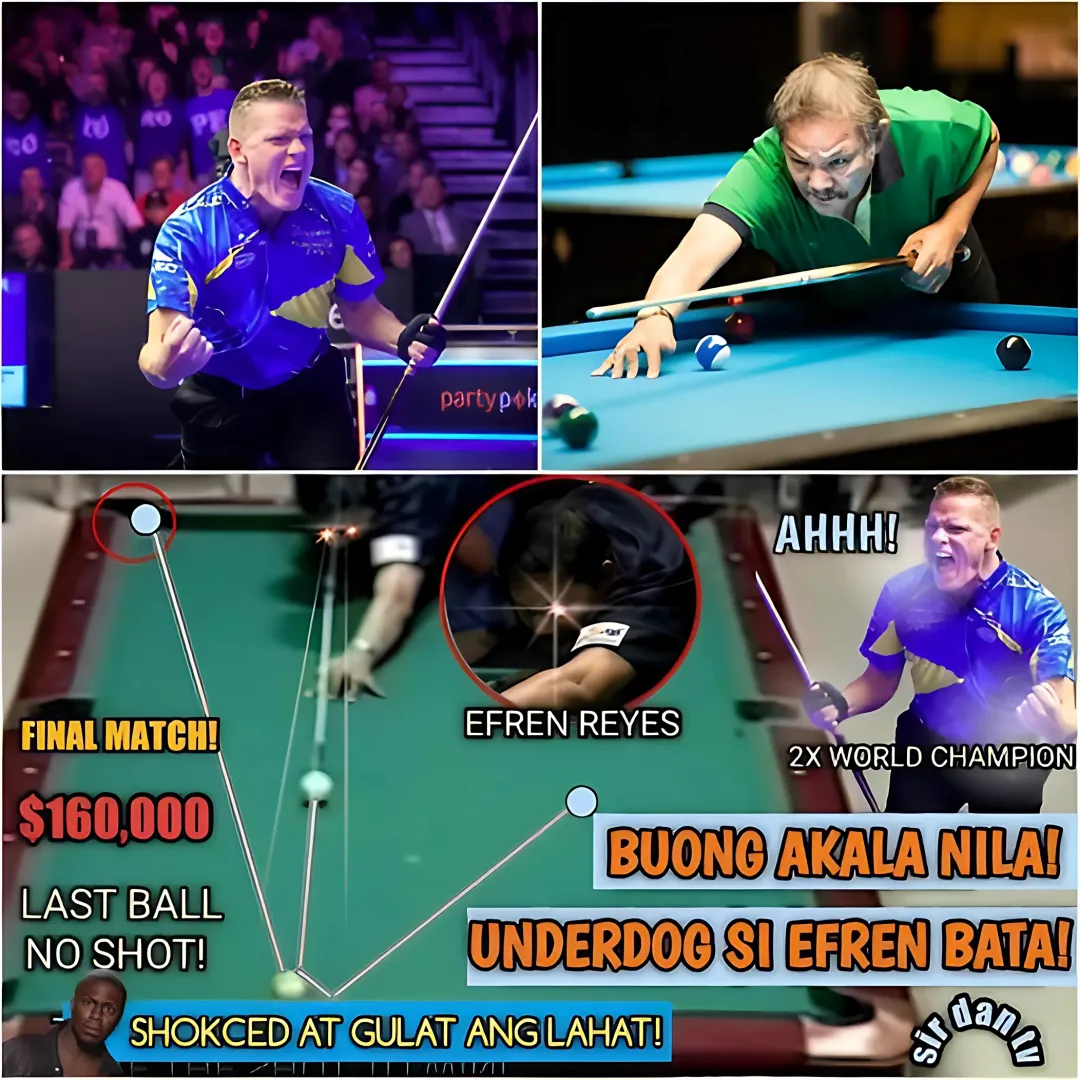 They Think 'It's Too Much!' – Two-Time Dutch World Champion Stunned By Efren Bata Reyes' Magical Shots!