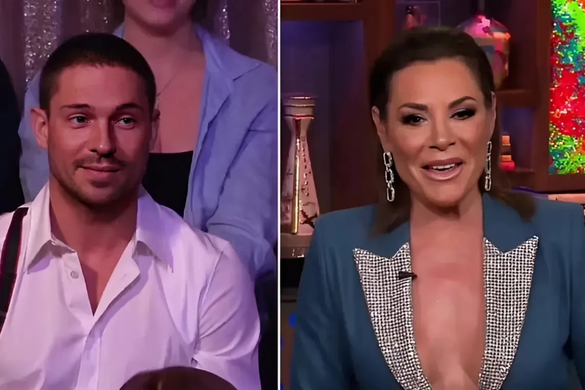 Joey Essex, 34, flirts with Real Housewives Of New York star Luann de Lesseps, 59, on live TV before exchanging numbers after she invited him to watch her cabaret show-quang