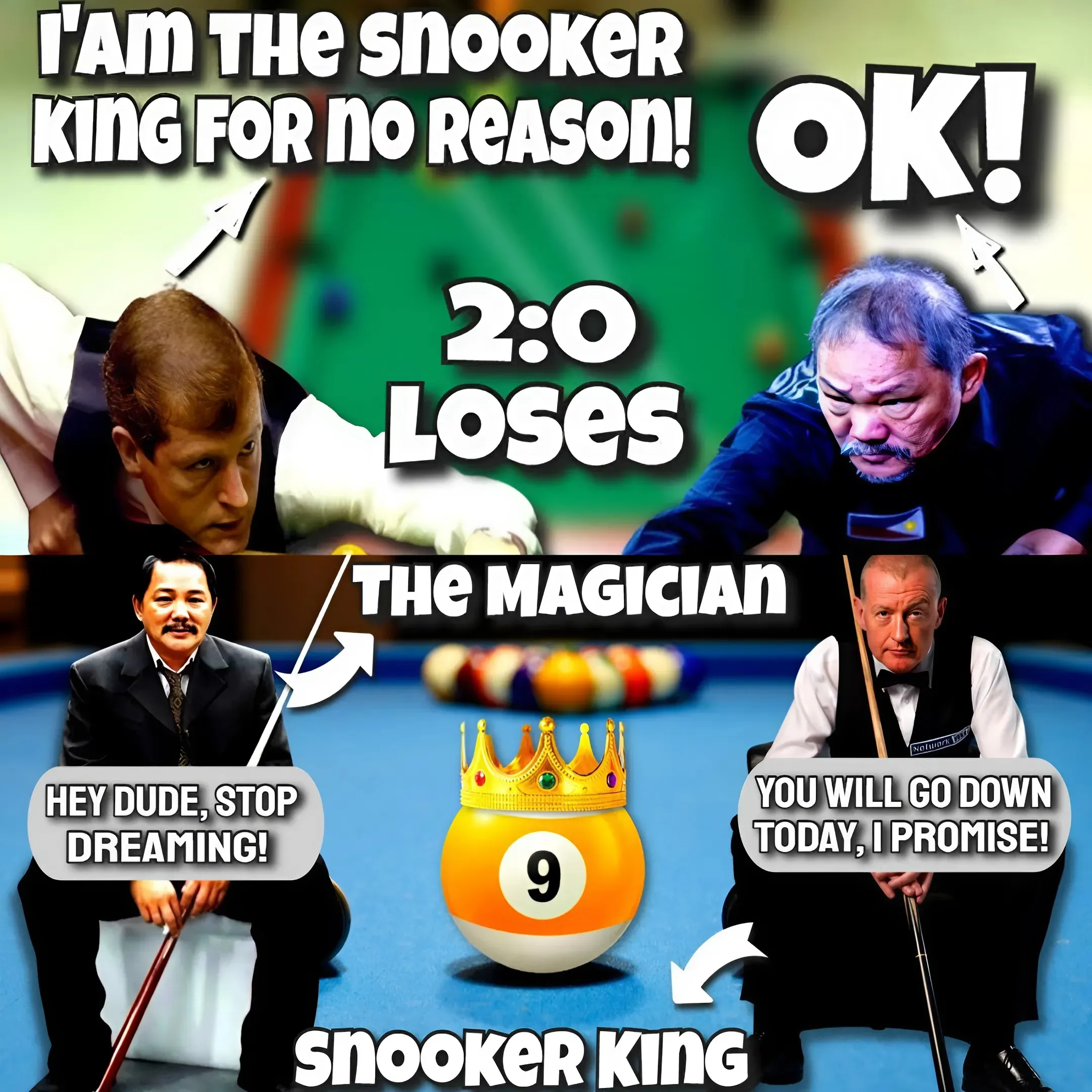 You Believe It Was Fate: When Two Kings of the 9x's Played Each Other, And This Is How They Showed Us Their Class At The 2000 9-Ball World Championship!