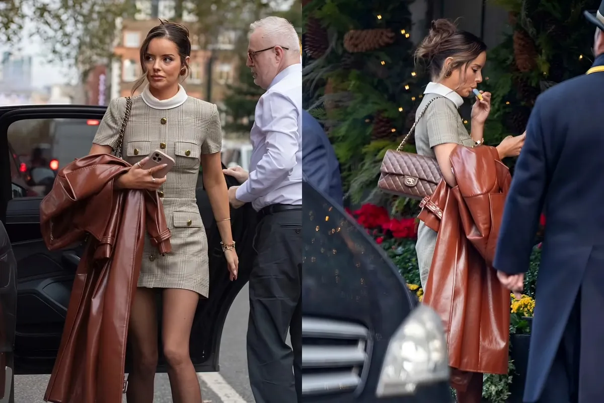 Stylish Maura Higgins makes the most of her last days in luxury with lunch at Claridge's alongside pal Olivia Attwood  ngocc