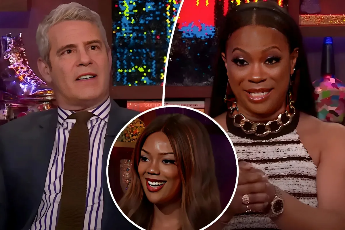 Kandi Burruss upset Andy Cohen asked daughter Riley about her father