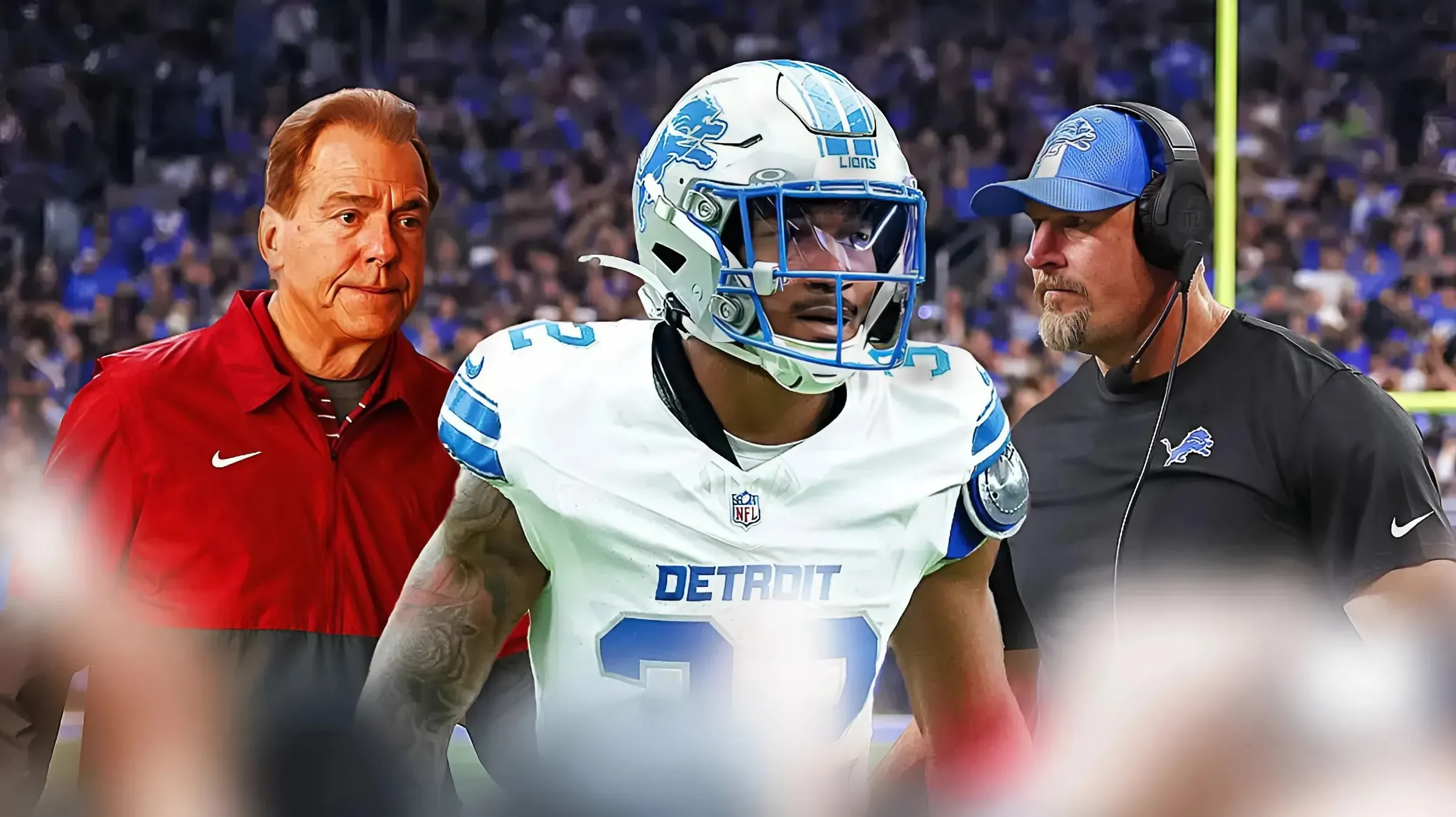 Lions' Brian Branch reveals Nick Saban, Dan Campbell similarities