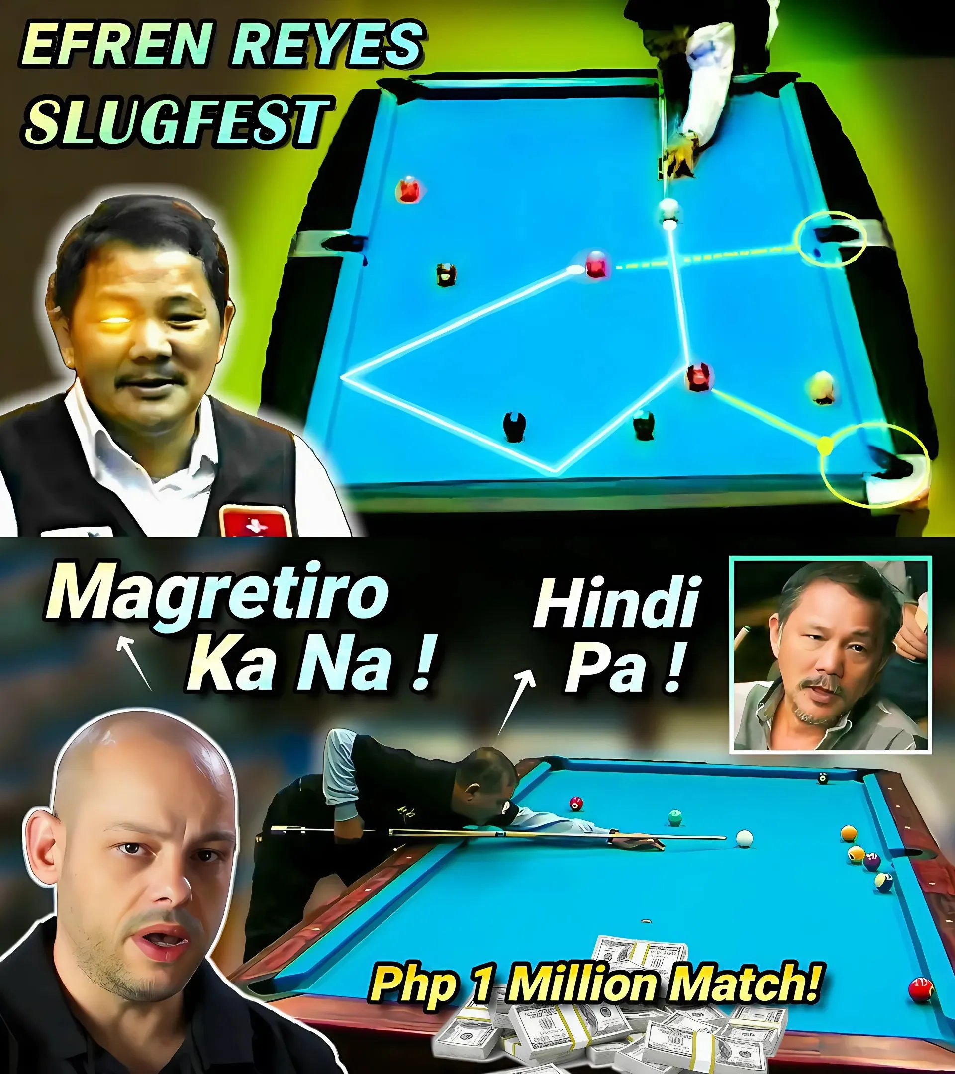 Legend's Secret: Never Hide Your Cue Ball From Efren 'BATA' Reyes - The Man Who Surprised His Opponents!