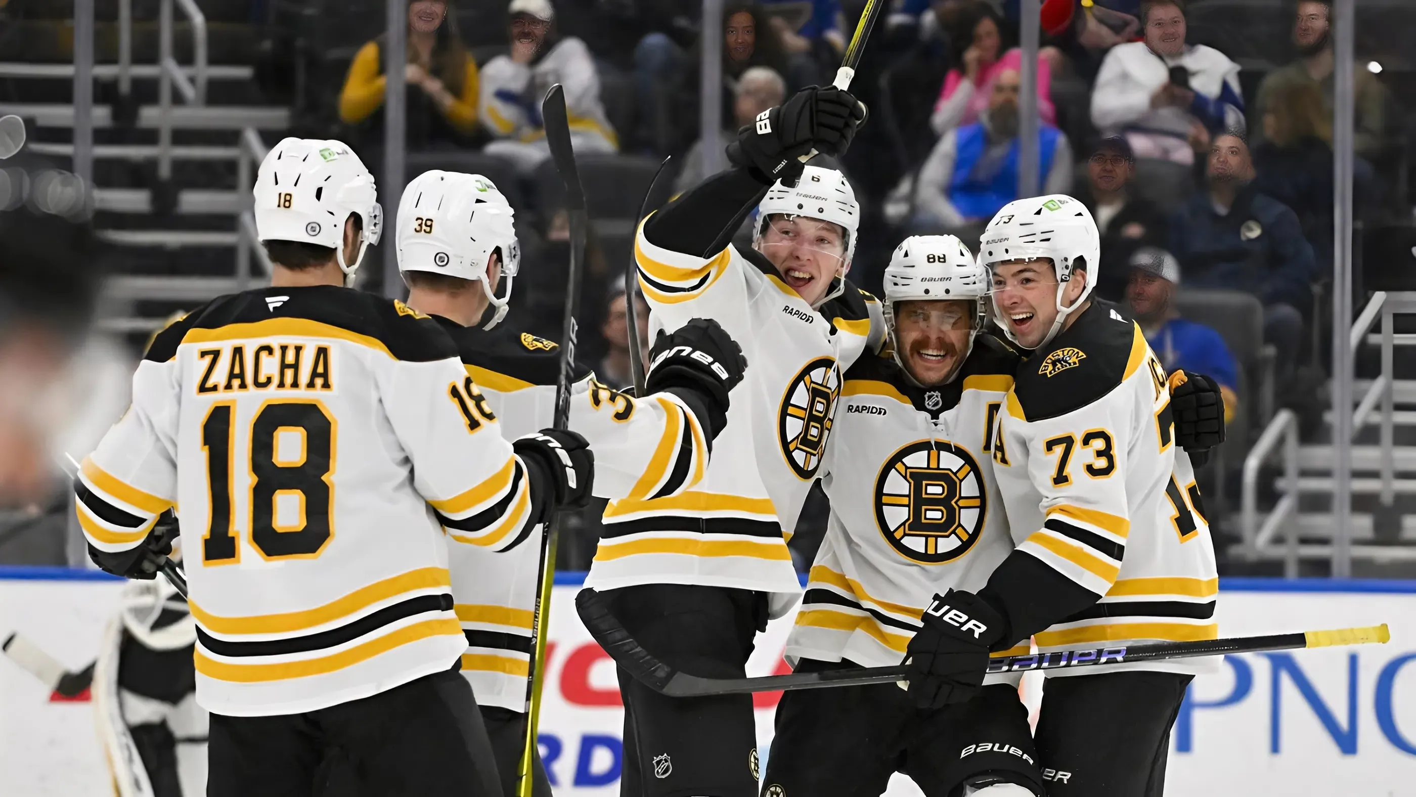 Bruins Beat Blues 3-2 After Third Period Comeback