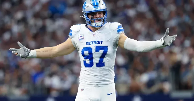 PFF 2025 mock draft sim gives Lions young running mate for Aidan Hutchinson