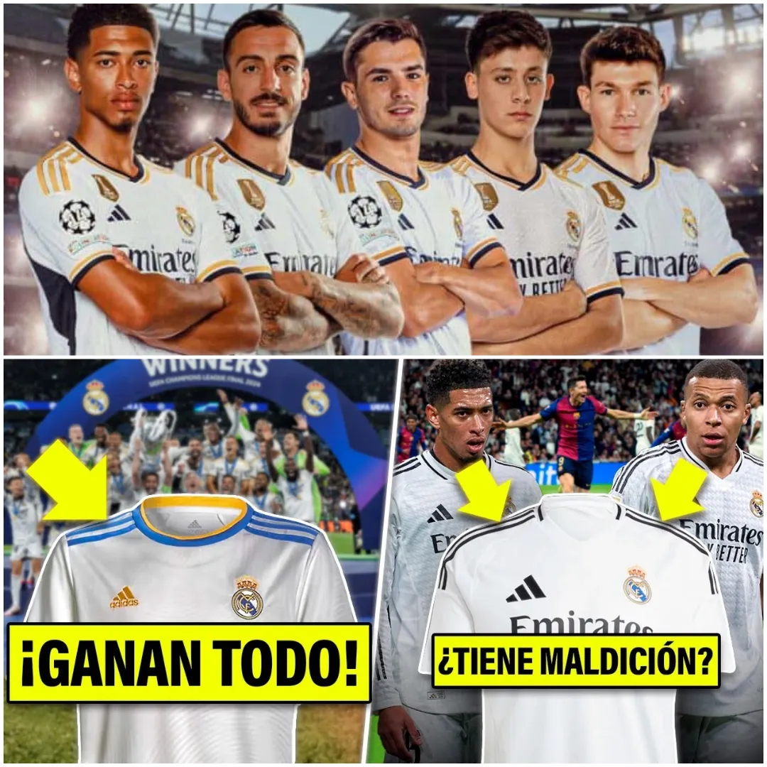 La extraña teoría de la MALDICIÓN de FRANJAS NEGRAS del uniforme del Real Madrid ¿Se repite ahora?😱🔥