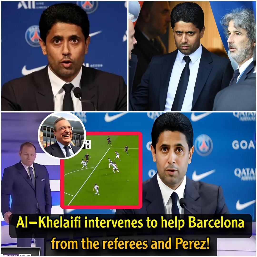 ¡¡¡Urgente Nasser Al-Khelaifi interviene para ayudar al Barcelona con el arbitraje y a Pérez en La Liga!!!