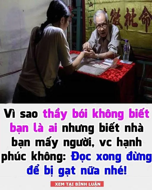 Tại sao thầy bói không biết bạn mà lại biết gia đình bạn có bao nhiêu người? ‘Lý do’ thực ra rất đơn giản