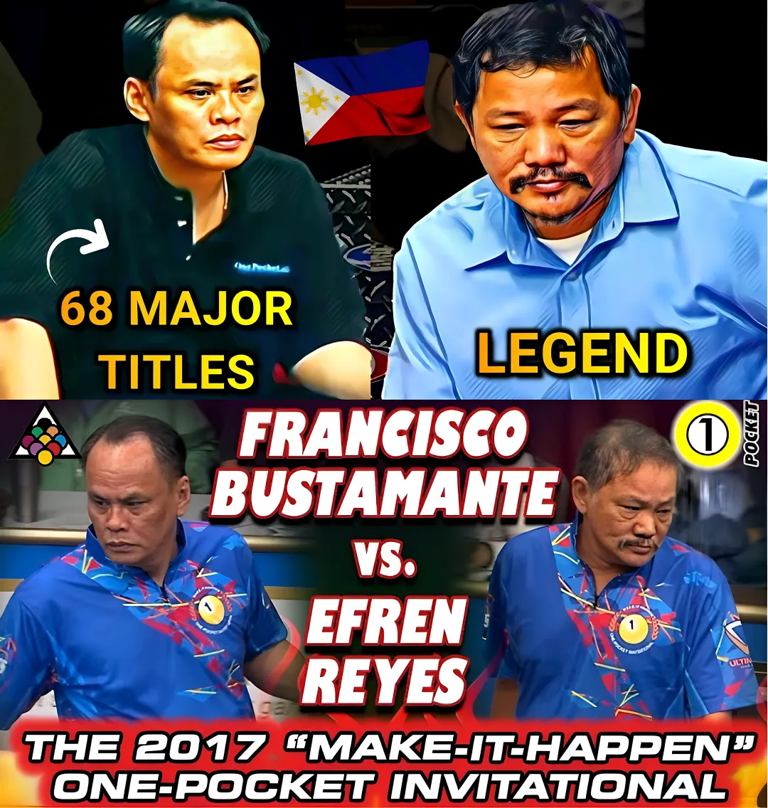 Battle of the World's Highest Billiard Mountains: Django Bustamante vs Legendary Efren Reyes – Who is the Real Billiard King?