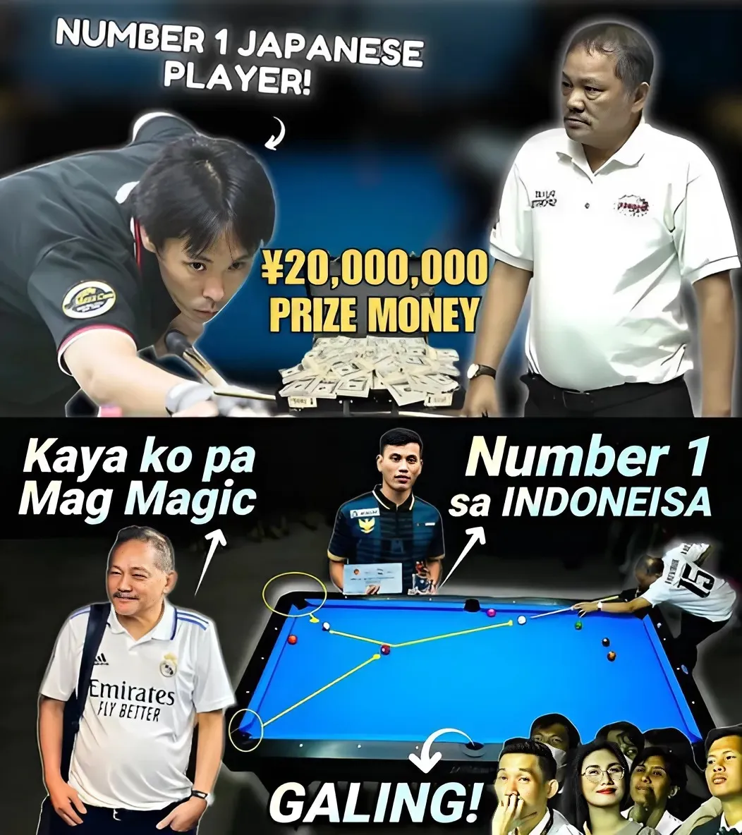 Don't Look Down on Efren Bata Reyes' Aging: The Amazing Shock of Indonesian Billiards! Pinoy Pride Shines in Dramatic Match!