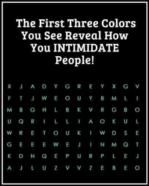 What Does the First Color You Notice Say About Your Personality?