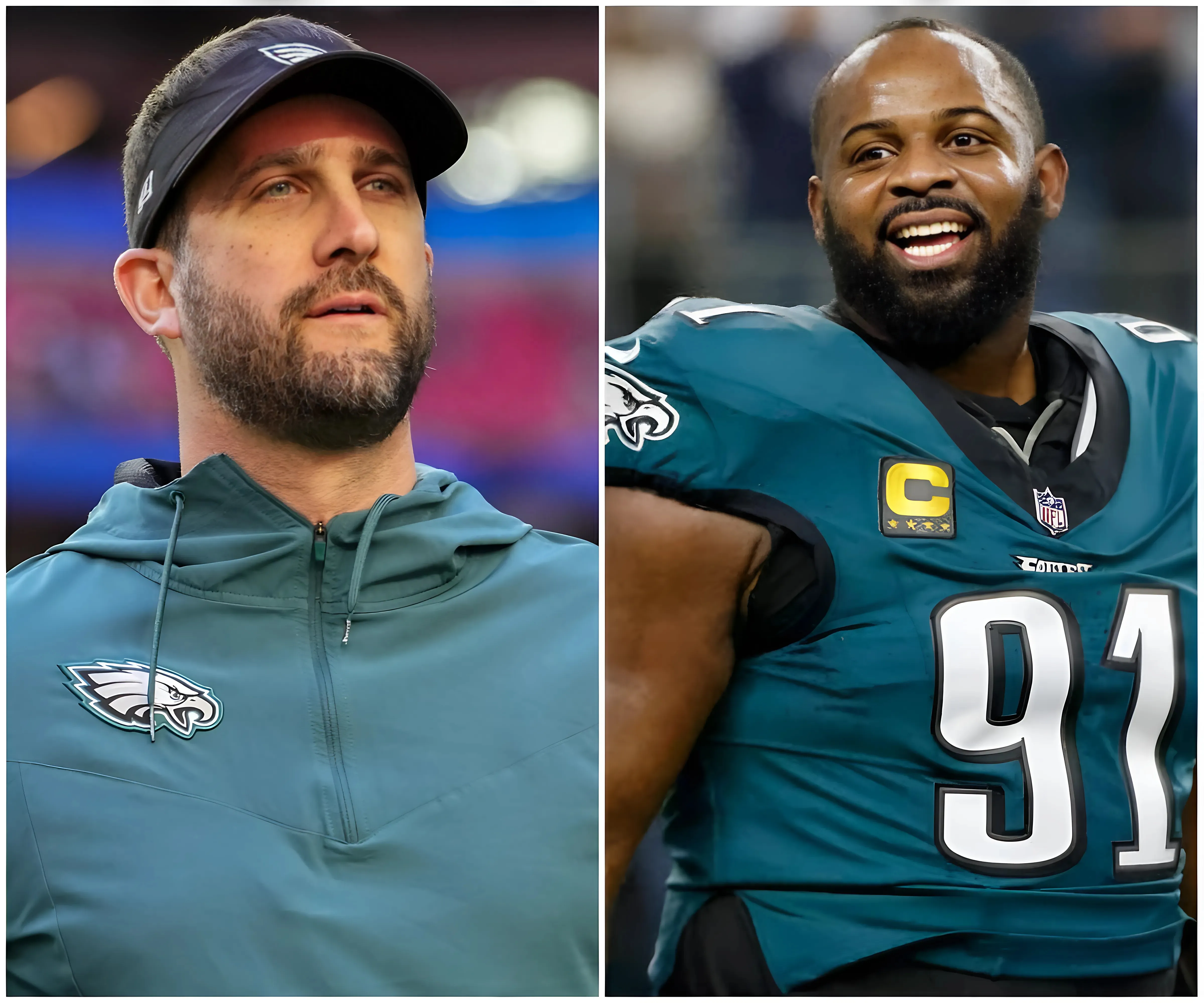 "Despite Eagles' progress, Fletcher Cox still has to defend Nick Sirianni against a wave of criticism."-suong