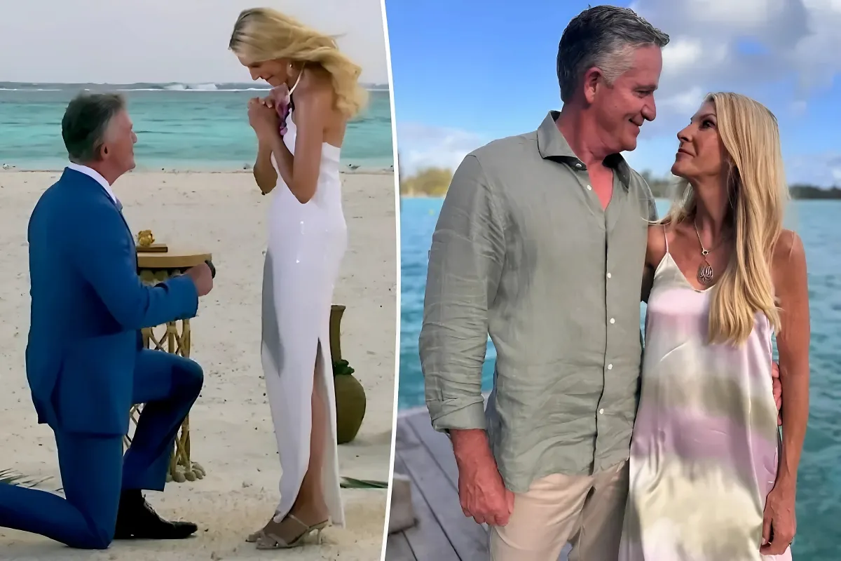 ‘Golden Bachelorette’ Joan Vassos gets engaged to Chock Chapple with ‘show-stopping’ 4-carat diamond ring