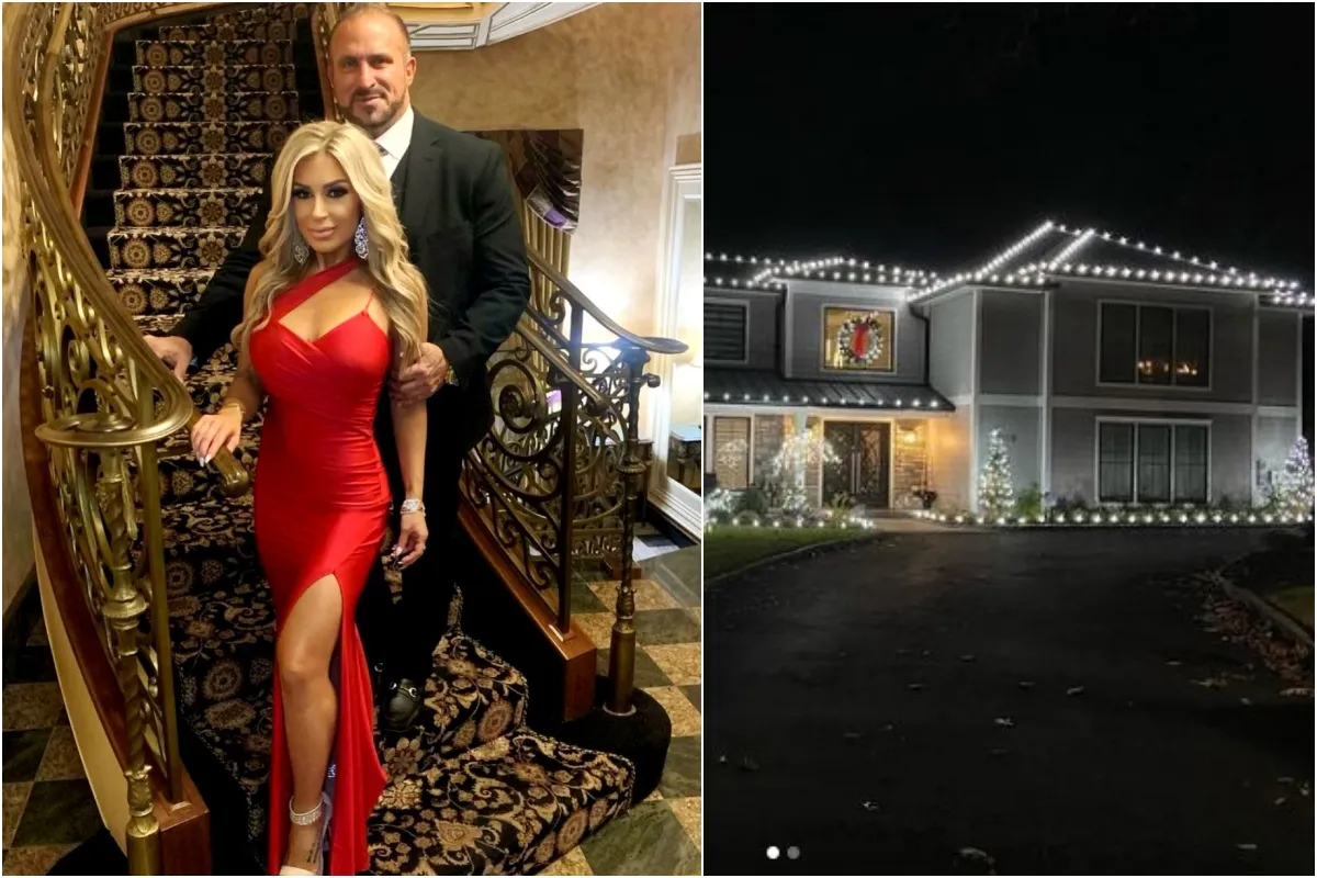 Frank Catania & Brittany Mattessich's House Is a "Winter Wonderland" for the Holidays (PICS)