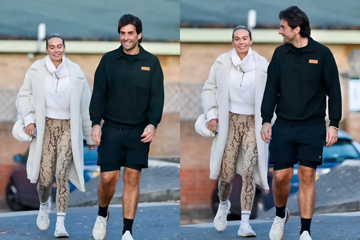 James Argent looks loved-up with his new former Miss Sweden girlfriend Nicoline Artursson as they hit the gym amid reports he is 'hoping to marry her' ngocc