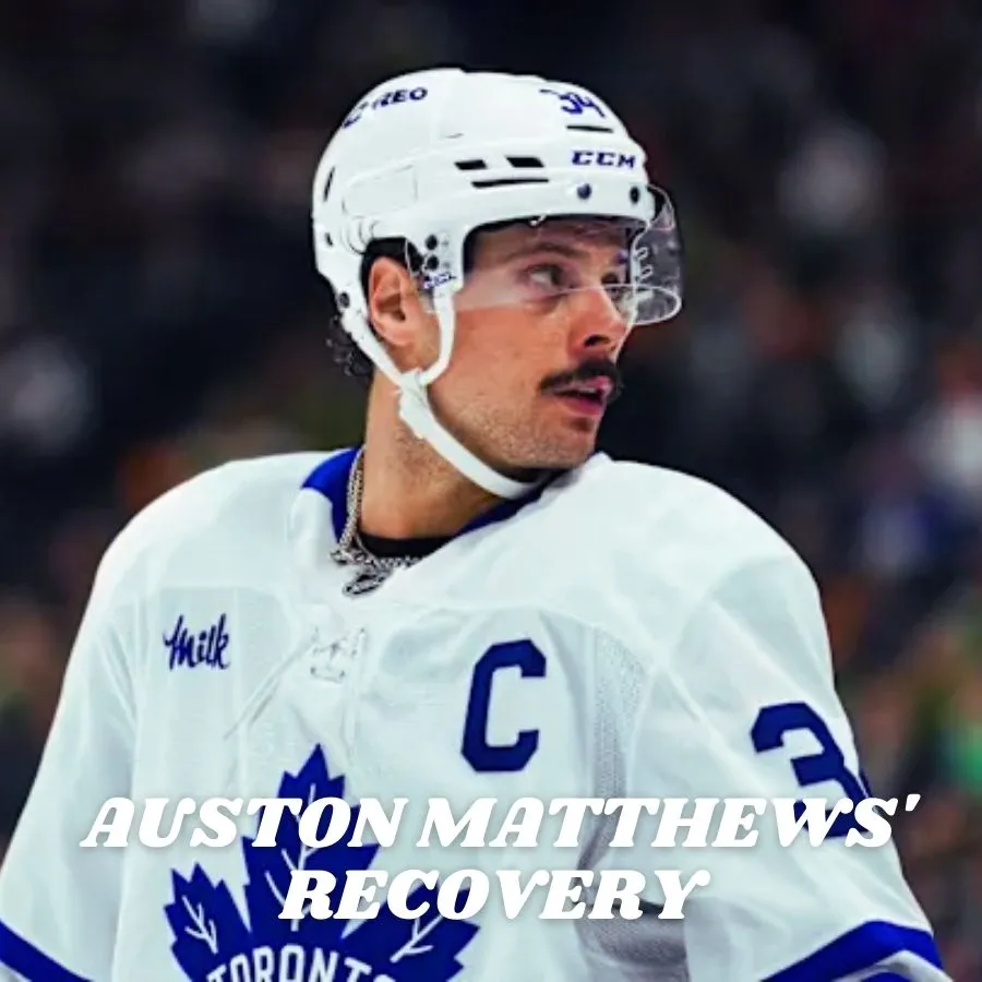 Report: Auston Matthews' Recovery 'Moving In The Right Direction' For Maple Leafs, But Return To Lineup Still Unknown