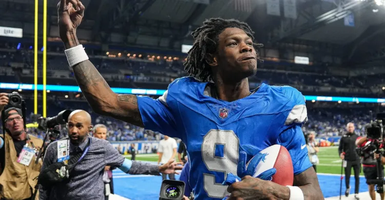 Lions receiver Jameson Williams happy to be right back in mix after two-game absence