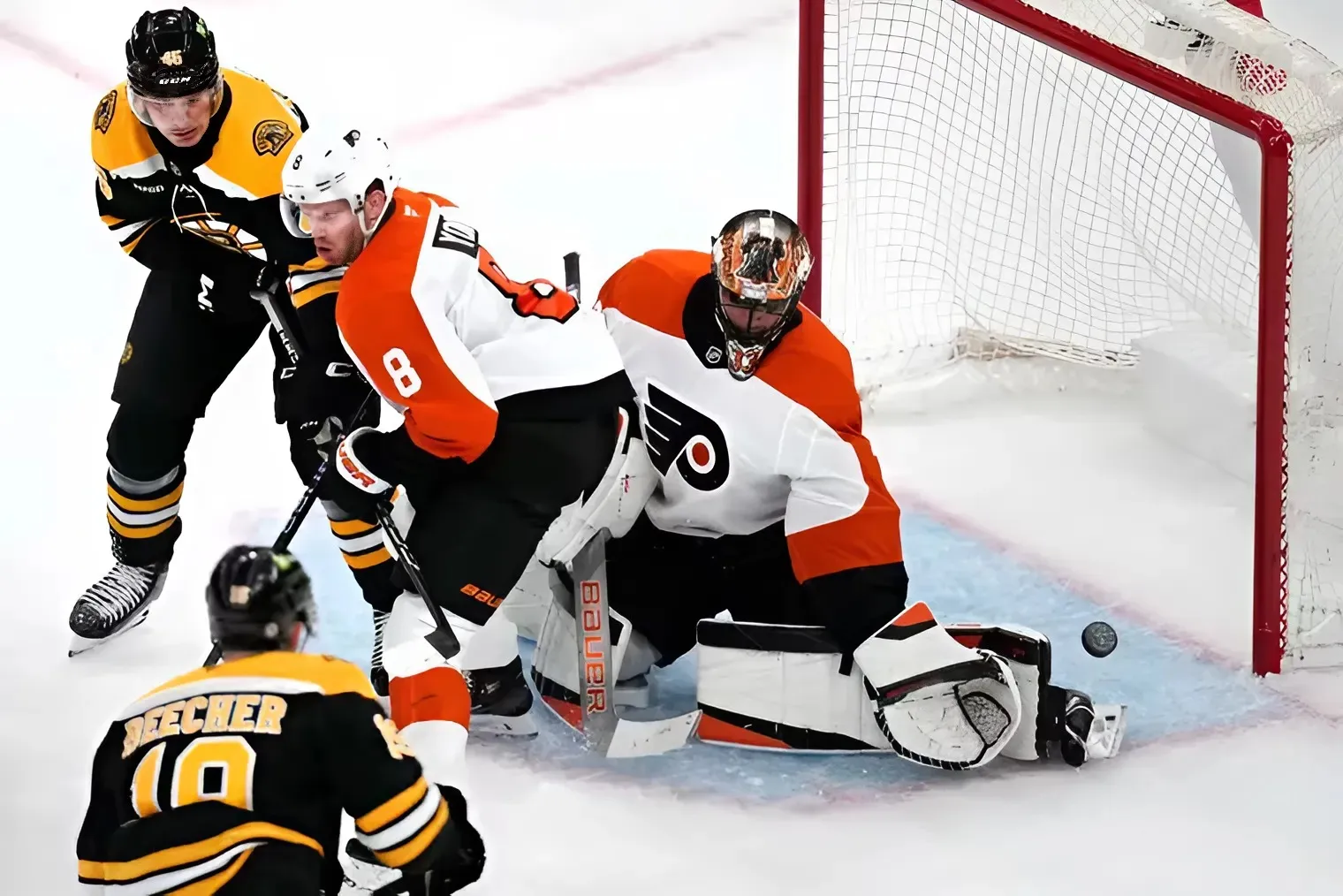 Ersson, Couturier out for Flyers at Senators with lower-body injuries