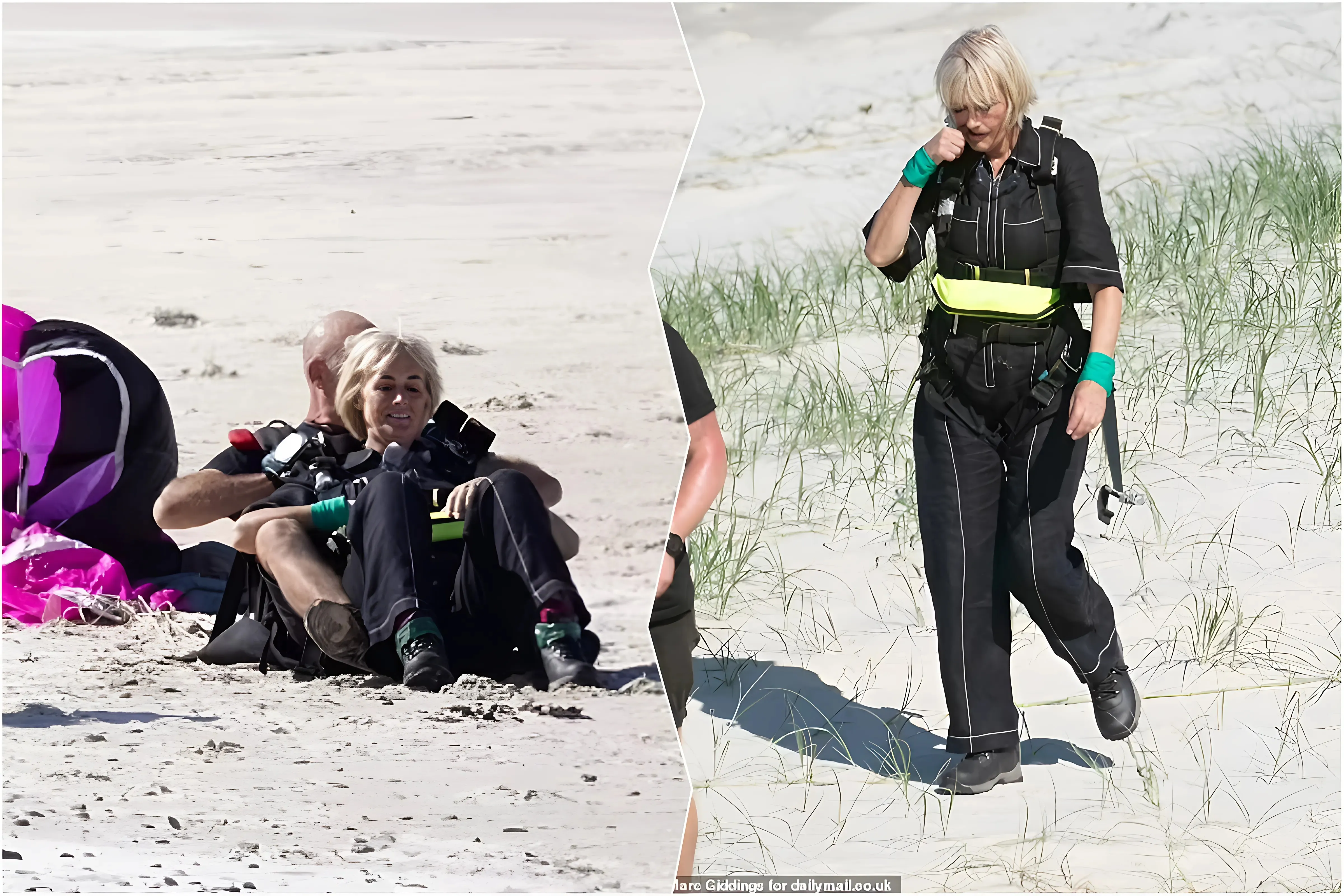 Jane Moore's I'm A Celeb stint gets off to a disastrous start as her parachute jump goes WRONG - with Loose Women star, 62, tipped to be the first campmate to quit trucc