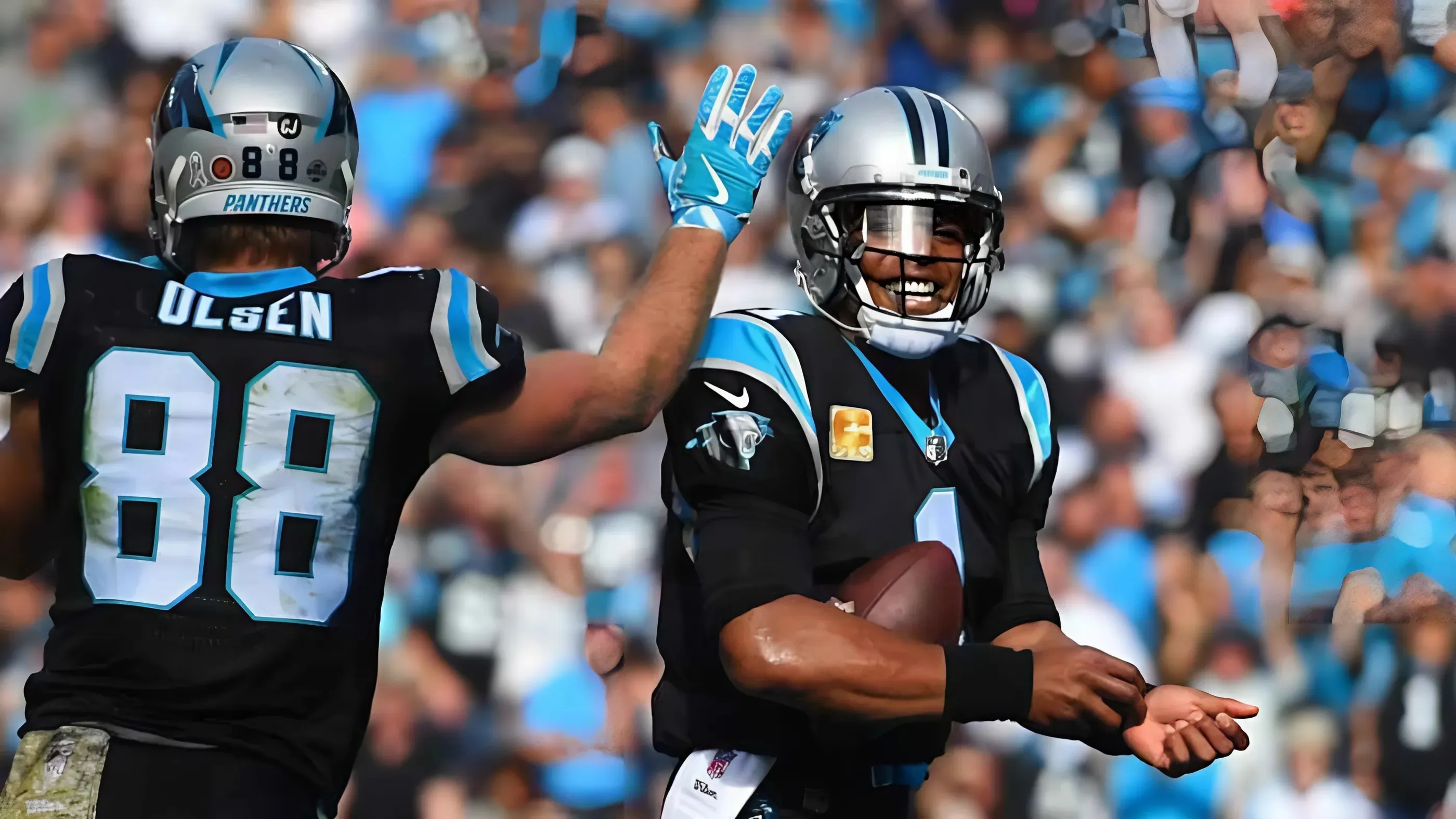 Panthers legend Greg Olsen is down for story time with Cam Newton