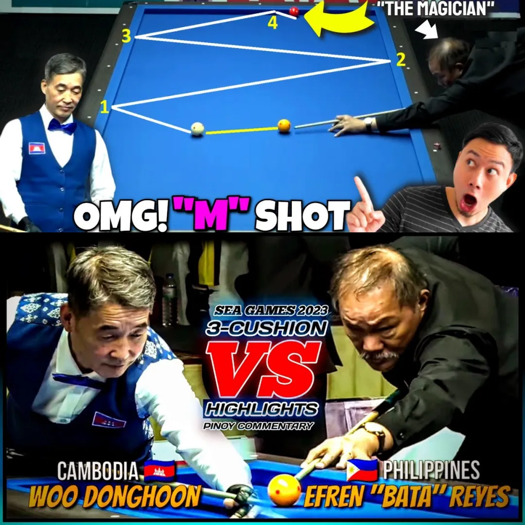 Don't Mess With The Masters: "The Perfect Matchup: Efren Reyes Faces Woo Donghoon at SEA Games 2023"