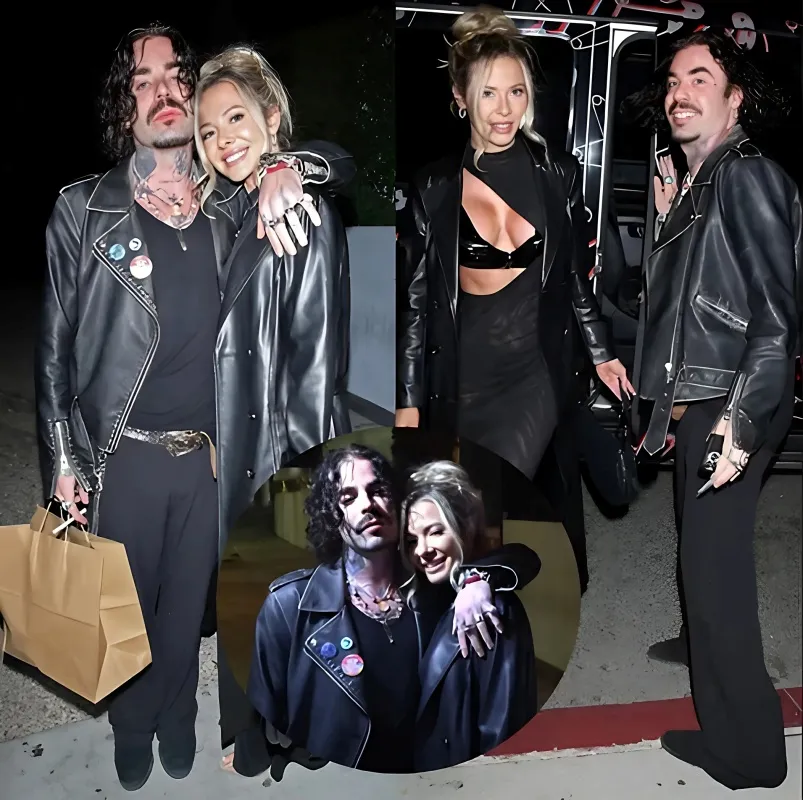 Love Is Blind's Brittany Wisniewski and Mod Sun Rock Matching Leather Looks as They Step Out for L.A. Date Night liennhi